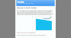 Desktop Screenshot of idvanish.com